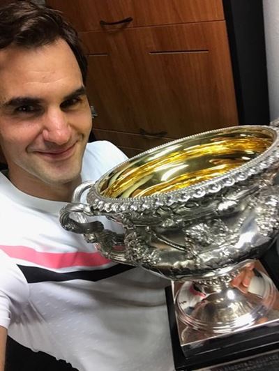 Federer claims 20th Grand Slam
