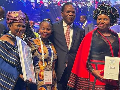SA receives prestigious ISSA Good Practice Award