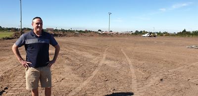 Groundwork laid for tennis courts