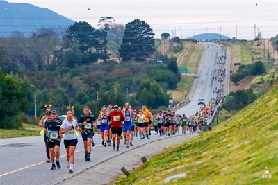 George se strate geel vir Brew to Brew 12 km-wedloop