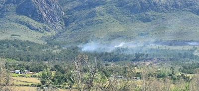 Fire in Matjiesrivier area 