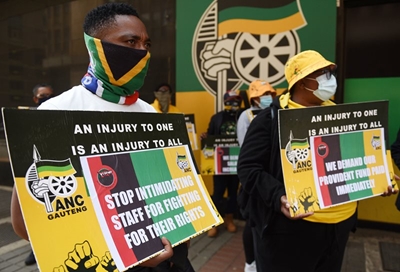 Ramaphosa says ANC must address non-payment of staff salaries ‘as a matter of priority’