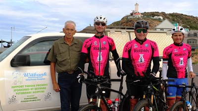 1 470km op 'n fiets vir sorgbehoewende kinders