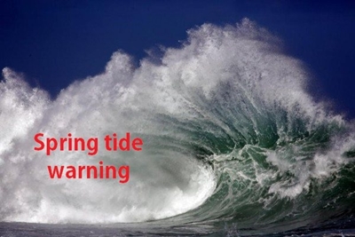 Water safety alert 