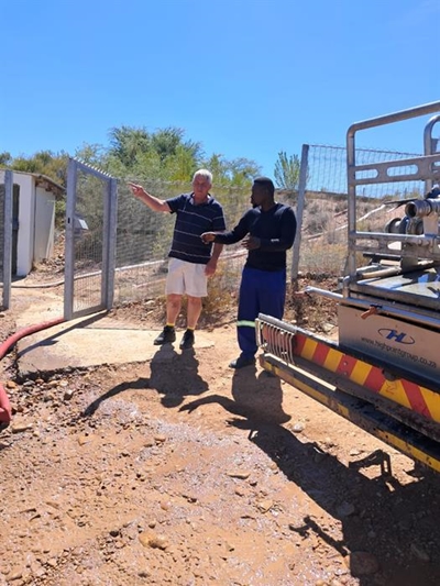 Water word aangery vir De Rust