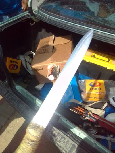 Learner stabbed outside police station
