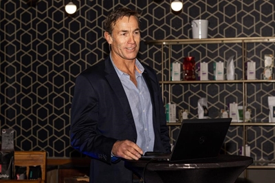 Corné Krige speaks at Gentlemen's Club