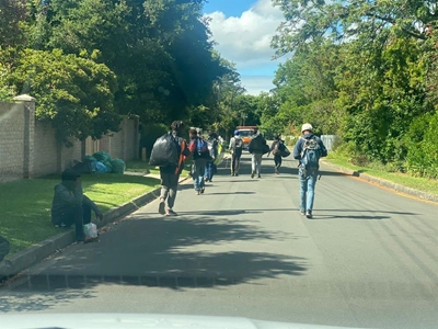 Residents patrolling their neighbourhood