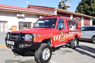 Red hot fire truck