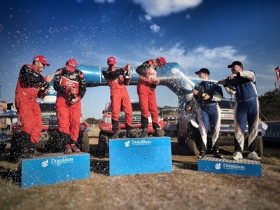 Toyota Hilux flexes its muscles at Eston rally