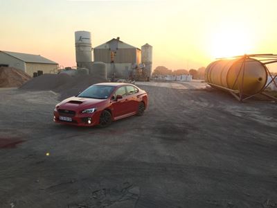 Trusty old REX, our Subaru WRX