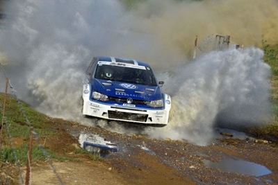 Rally action in the Cape