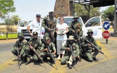 Vehicles used to combat rhino poaching