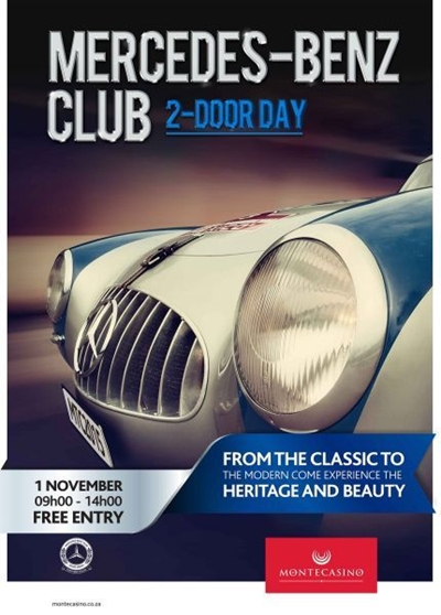 Montecasino to play host to a plethora of Mercedes-Benz two-door vehicles