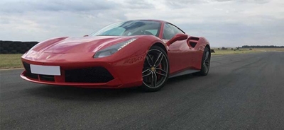 On track with a Ferrari 488GTB