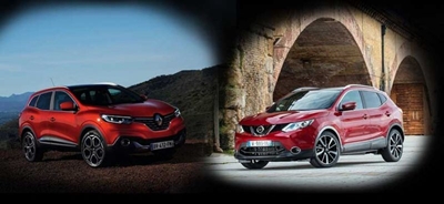 Renault’s Kadjar vs Nissan’s Qashqai