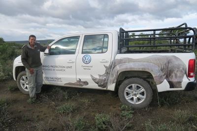 VW Amarok for 'Rhino Whisperer'