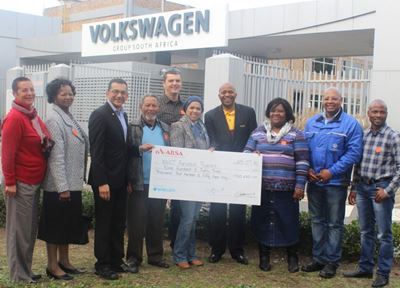 Volkswagen SA donates funds to nine charities