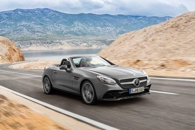 Mercedes-Benz SLC 200; the wind machine