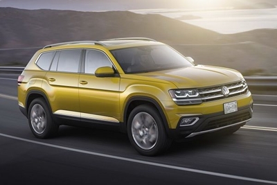 Three-row Volkswagen Atlas (finally) sheds cameo