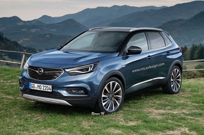Opel Grandland X rendered