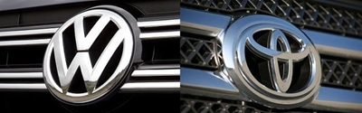 VW breaks Toyota's reign as world's number one seller