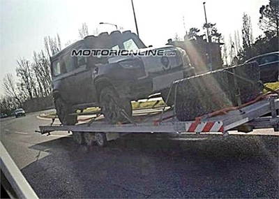 Camouflaged mini Mercedes-Benz G-class snapped for the first time