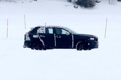 Smallest Volvo XC spied testing for the first time