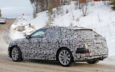 Audi Q8 and A6 spied playing in the snow
