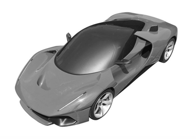 Alleged LaFerrari replacement leaked in patent drawings