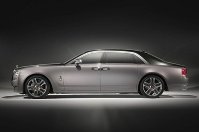 Actual diamond finished Rolls Royce Ghost heading for Geneva