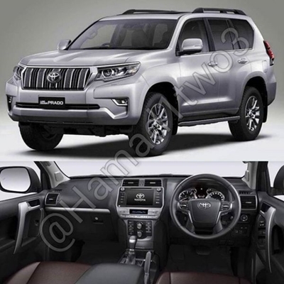 Clearer images of revised Toyota Land Cruiser Prado surface