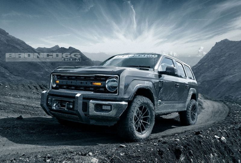 2020 Ford Bronco Rendered With Four Doors George Herald