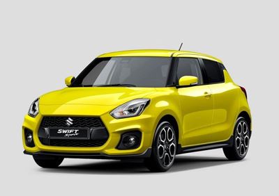 Suzuki Swift Sport shows its sporty interior