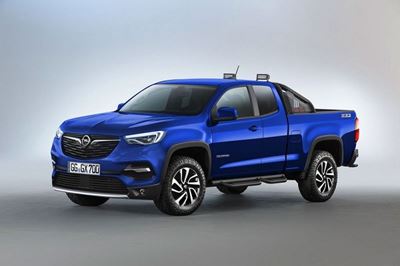 What a Chevrolet Colorado based Opel pick-up could look like