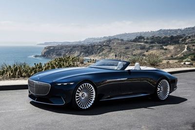 Dramatic Mercedes-Maybach Vision 6 Concept now minus its roof