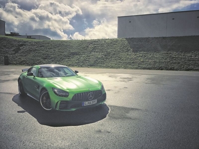 Mercedes-AMG GT R thrill at Bilster Berg