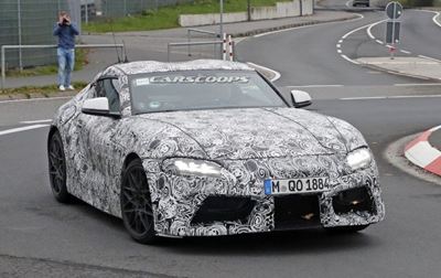 Toyota Supra spied again with all round production lights
