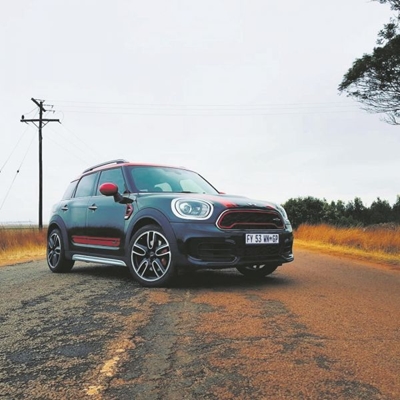 Mini Countryman JCW a proper tar muncher