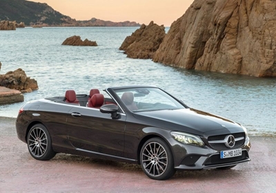 Facelifted Mercedes-Benz C-class cabriolet and two-door AMG C43 unveiled
