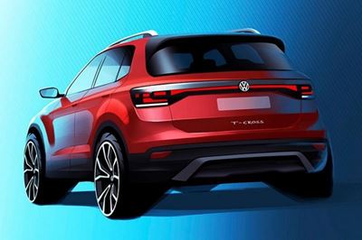 Volkswagen teases tiny T-Cross in new sketches