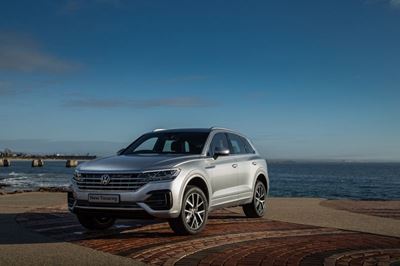 Volkswagen’s flagship Touareg docks
