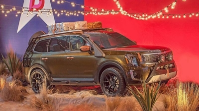 Kia's biggest SUV makes "fashion" statement in New York