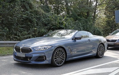 Drop-top BMW 8-series spied with little to hide