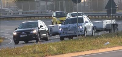 Mercedes-Benz GLB comes out in numbers tow testing