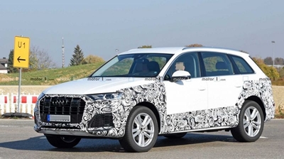 Revised Audi Q7 spied again but with production fittings