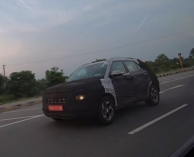 Hyundai’s junior Kona spied stretching its legs in India