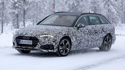 More extensively updated Audi A4 spied in the chill