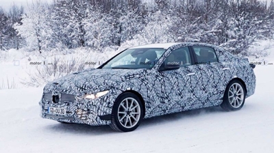 Next Mercedes-Benz C-class heads for the cold