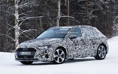 Prototype next Audi S3 spied partially exposing its inside